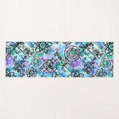 Fysieke vergelijkingen geek blauw yogamat (Voorkant (horizontaal))