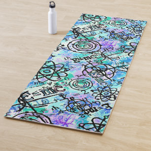 Fysieke vergelijkingen geek blauw yogamat