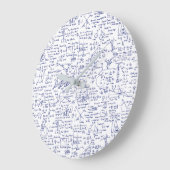 Fysieke vergelijkingen in blauwe pen // grote klok (Hoek)