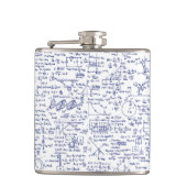 Fysieke vergelijkingen in blauwe pen // heupfles (Voorkant)