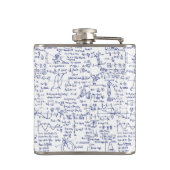 Fysieke vergelijkingen in blauwe pen // heupfles (Achterkant)