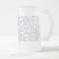 Fysieke vergelijkingen in blauwe pen //