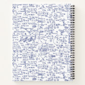 Fysieke vergelijkingen in blauwe pen // notitieboek (Achterkant)