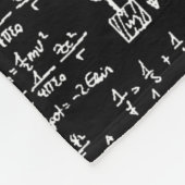 Fysieke vergelijkingen op zwart // fleece deken (Hoek)