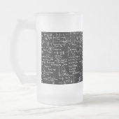 Fysieke vergelijkingen op zwart // matglas bierpul (Links)