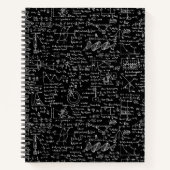 Fysieke vergelijkingen op zwart // notitieboek (Voorkant)