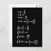 Fysieke Wiskunde Formule Studenten Leerleraar Uitn Briefkaart (Voorkant / Achterkant)