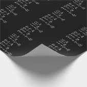 Fysieke Wiskunde Formule Studenten Leerleraar Uitn Cadeaupapier (Hoek)