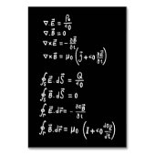 Fysieke Wiskunde Formule Studenten Leerleraar Uitn Kaart (Voorkant)