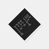 Fysieke Wiskunde Formule Studenten Leerleraar Uitn Servet (Hoek)