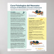 Fysiologisch Baby Care Poster (Italiaans)