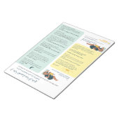 Fysiologische Baby Care Scheur-weg (Arabisch) Notitieblok (Schuin)