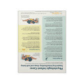 Fysiologische Baby Care Scheur-weg (Nederlands) Notitieblok (Linkerzijde)