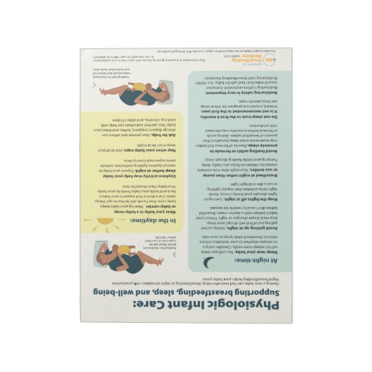 Fysiologische Baby Care Scheur-weg (Nederlands) Notitieblok (Linkerzijde)