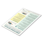 Fysiologische Baby Care Scheur-weg (Spaans) Notitieblok (Schuin)