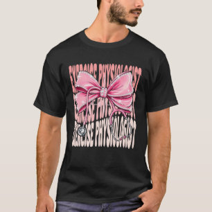Fysioloog oefentherapie weekdag voor vrouwen Roze  T-shirt