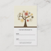 Fysiotherapeut Aanstelling - Elegant Natuurlijk Afsprakenkaartje (Achterkant)