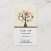 Fysiotherapeut Aanstelling - Elegant Natuurlijk Afsprakenkaartje (Voorkant)