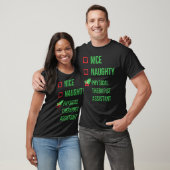 Fysiotherapeut Assistent Grappige Pyjama Kerstmis T-shirt (Unisex)