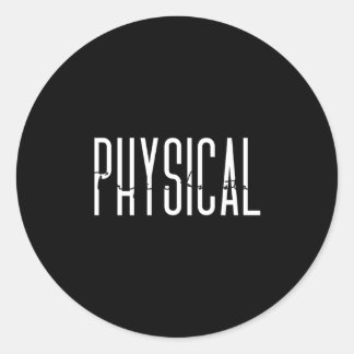 Fysiotherapeut Assistent PTA Fysiotherapie Ronde Sticker