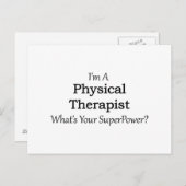 Fysiotherapeut Briefkaart (Voorkant / Achterkant)