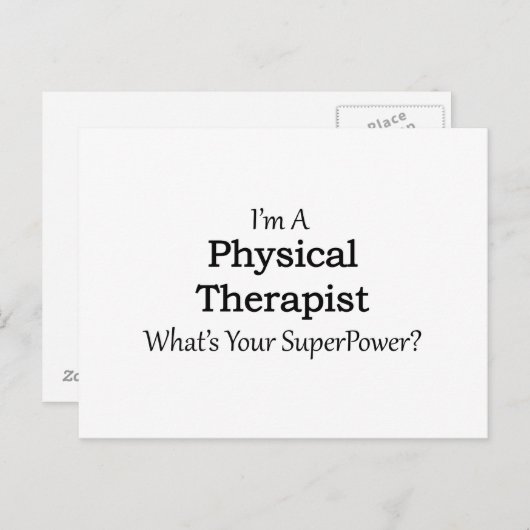 Fysiotherapeut Briefkaart (Voorkant / Achterkant)
