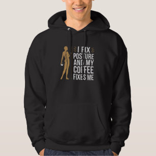Fysiotherapeut Cafeïne Fysiotherapie Koffie Hoodie