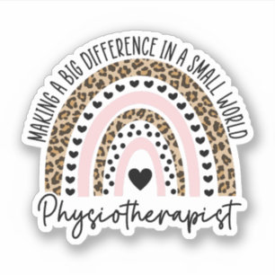 Fysiotherapeut Fysiotherapeut Therapie PT Gift Sticker