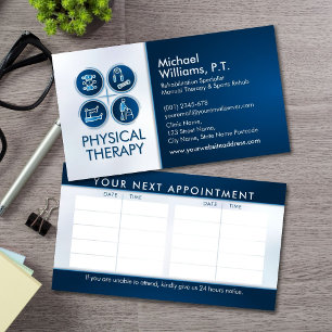 Fysiotherapeut - Fysiotherapie Visitekaartje