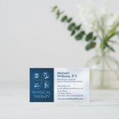 Fysiotherapeut - Fysiotherapie Visitekaartje (Staand voorkant)