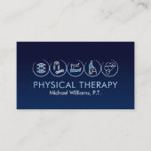 Fysiotherapeut - Fysiotherapie Visitekaartje (Voorkant)