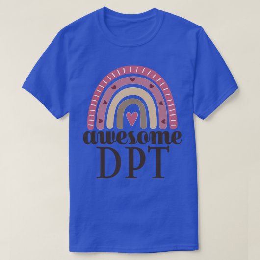 Fysiotherapeut Geweldige DPT T-shirt (Design voorkant)