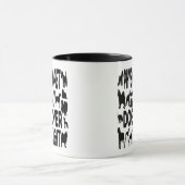 Fysiotherapeut houdt van honden mok (Midden)