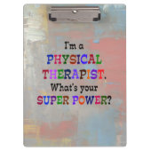 Fysiotherapeut Klembord (Voorkant)