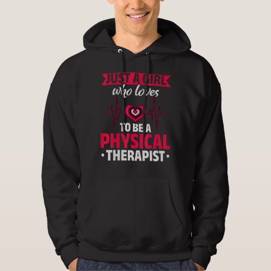 Fysiotherapeut Meisjes PT Vrouwen Fysiotherapie Hoodie (Voorkant)