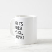 Fysiotherapeut Mok Grappig Fysiotherapie Cadeau (Voorkant links)