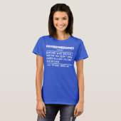 Fysiotherapeut Noun Fysiotherapie Medewerker Cool T-shirt (Voorkant volledig)