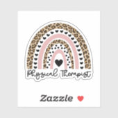 Fysiotherapeut Rainbow, Fysiotherapie Sticker (Vel)