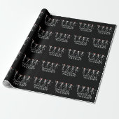 Fysiotherapeut Skelet Kerstmis DPT Student Cadeaupapier (Uitgerold)