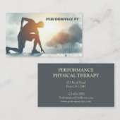 Fysiotherapeut Sport Trainer Atletisch Visitekaartje (Voorkant / Achterkant)