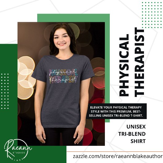 Fysiotherapeut Unisex Tri-Blend Shirt