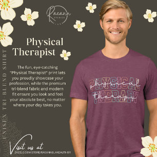 Fysiotherapeut Unisex Tri-Blend T-shirt
