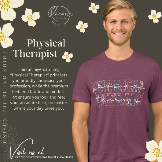 Fysiotherapeut Unisex Tri-Blend T-shirt