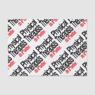 Fysiotherapeuten doen het beter tissuepapier