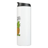 Fysiotherapeuten zijn als ananassen. thermosbeker (Geroteerd rechts)