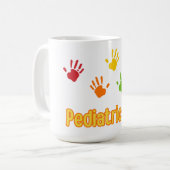 Fysiotherapie-assistent voor kinderen koffiemok (Voorkant links)