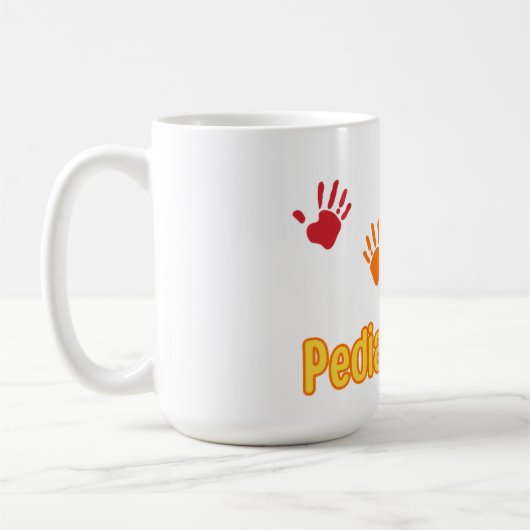 Fysiotherapie-assistent voor kinderen koffiemok (Links)