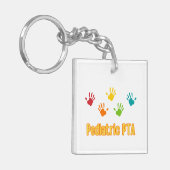 Fysiotherapie-assistent voor kinderen sleutelhanger (Voorkant Links)