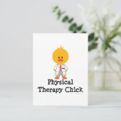 Fysiotherapie Chick Briefkaart (Staand voorkant)
