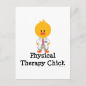 Fysiotherapie Chick Briefkaart (Voorkant)